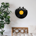 HIKING GIRLS - Vinyl Record Wall Clock