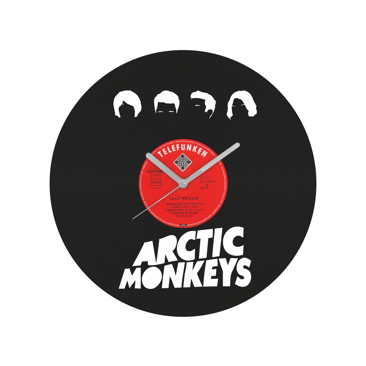 Arctic Monkeys Inspired Vinyl Record Wall Clock