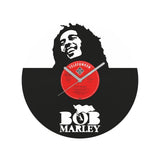 Bob Marley Inspired Vinyl Record Wall Clock