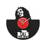 Bob Marley Inspired Vinyl Record Wall Clock