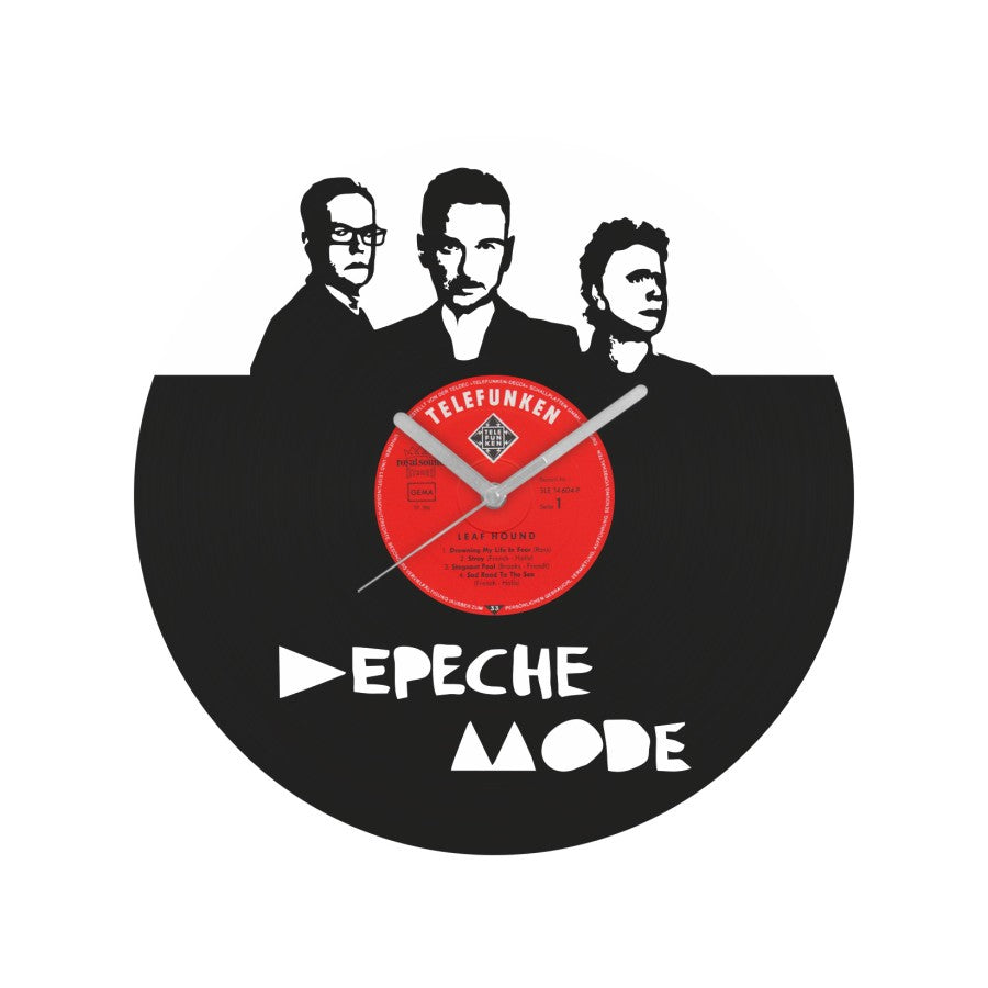 Depeche Mode Inspired Vinyl Record Wall Clock