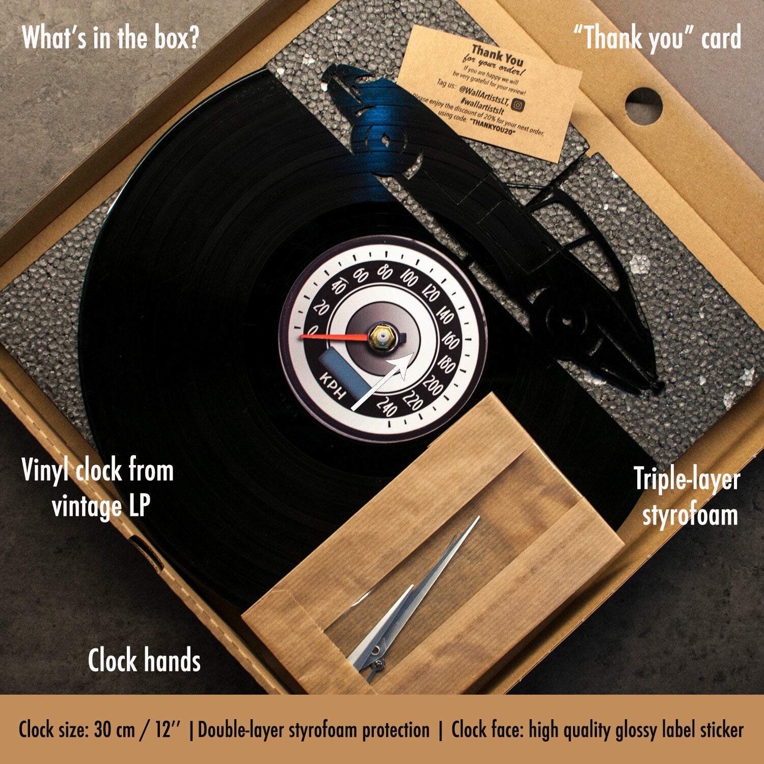BelAir Silhouette - Vinyl Wall Clock