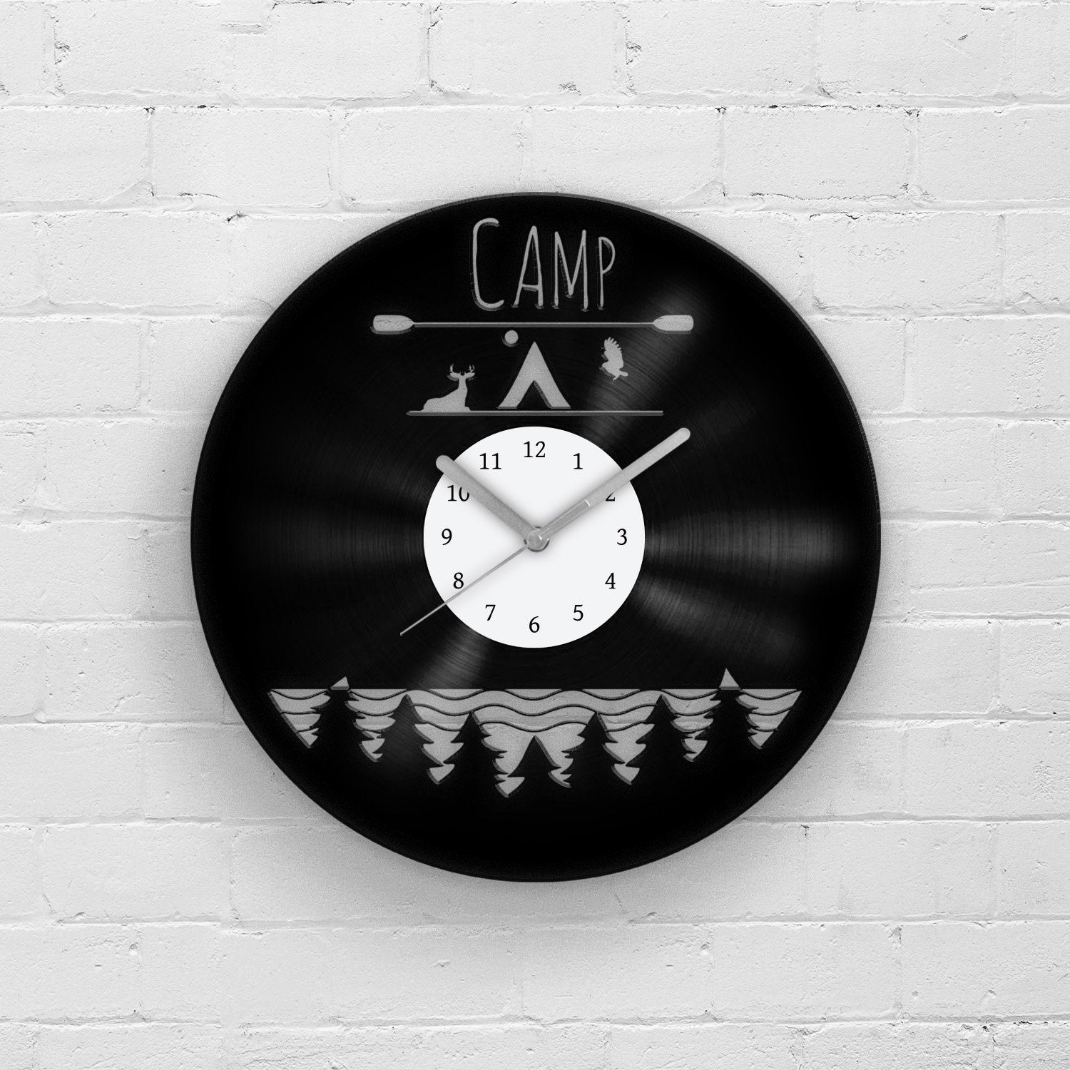 INNOVATIVE CAMPING GIFT - Vinyl Record Clock