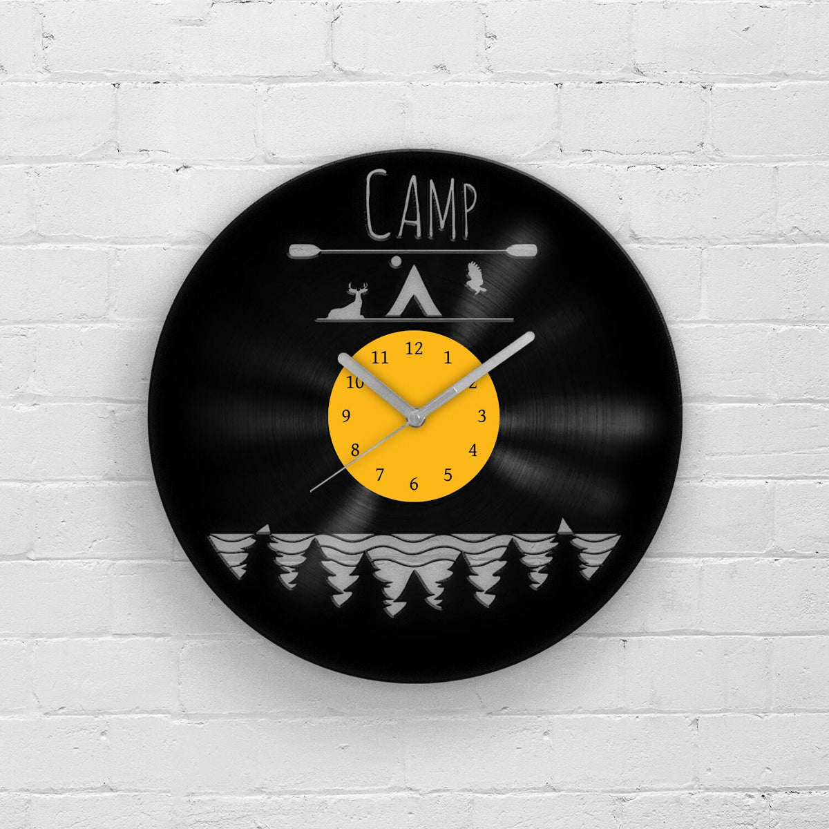 INNOVATIVE CAMPING GIFT - Vinyl Record Clock