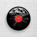 MOUNTAINS ARE CALLING - Vinyl Record Clock