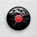MOUNTAINS ARE CALLING - Vinyl Record Clock