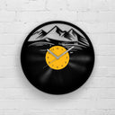 MOUNTAINS ARE CALLING - Vinyl Record Clock
