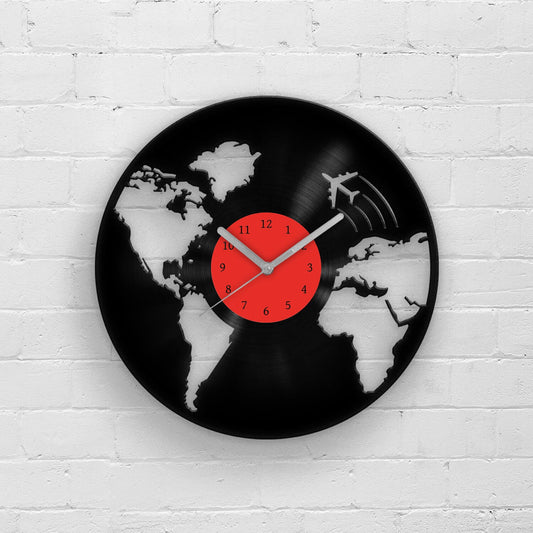 WANDERLUST - Vinyl Record Clock