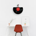 FRENCH BULLDOG PORTRAIT - Vinyl Record Wall Clock