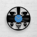 COFFEE and CUPCAKES - Vinyl Record Clock 12"