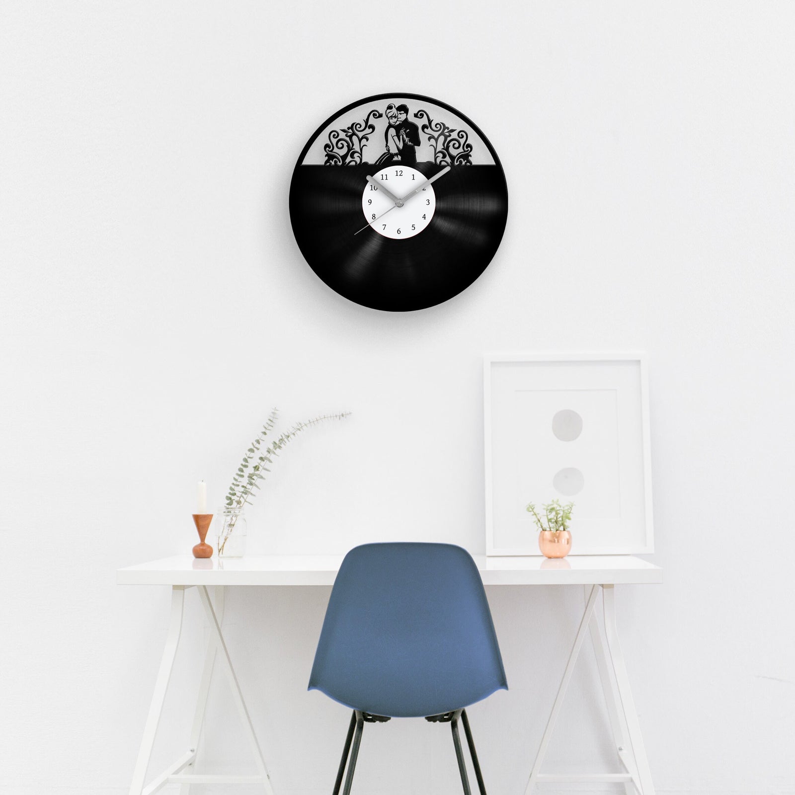 WEDDING GIFT - HUSBAND and WIFE - Vinyl Record Clock