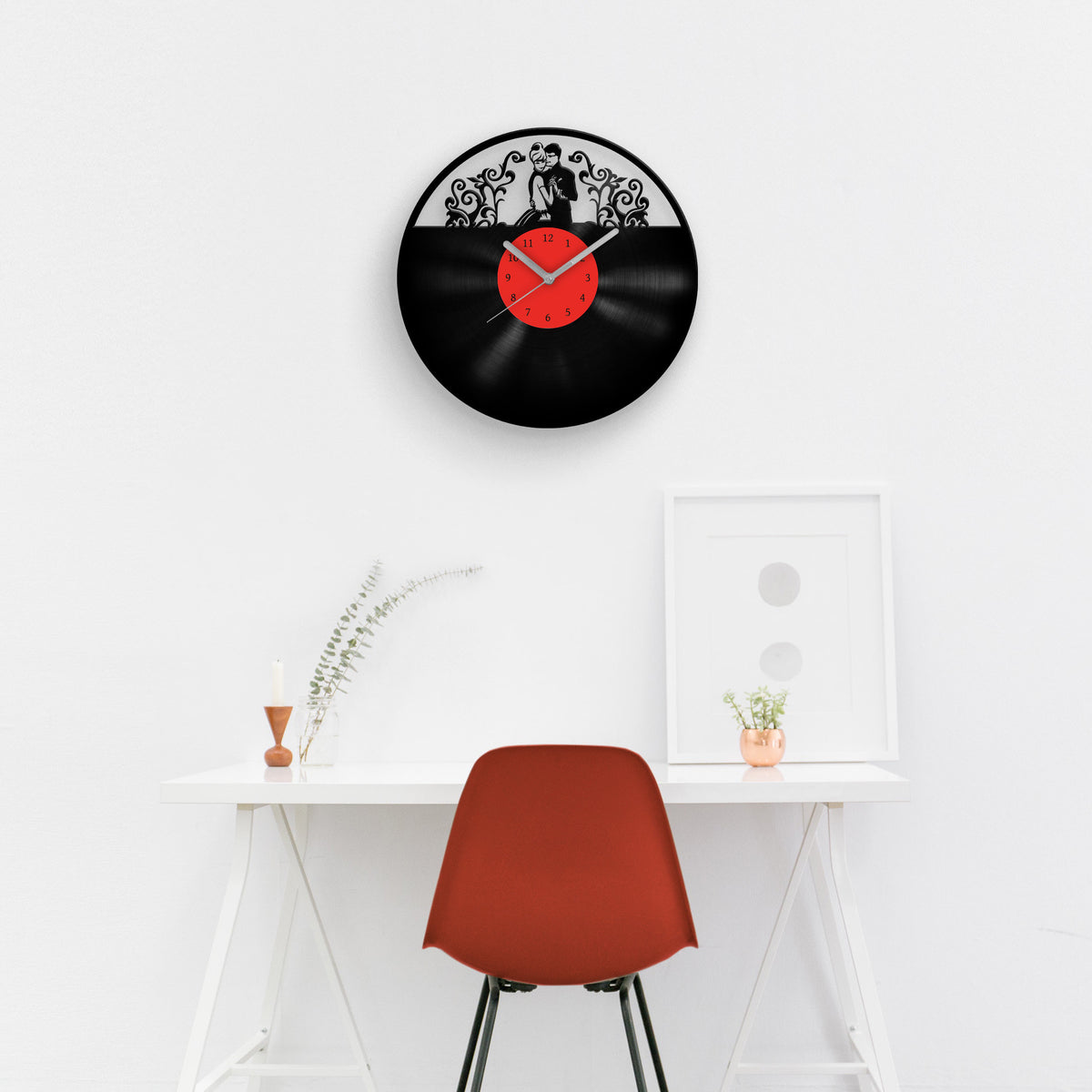 WEDDING GIFT - HUSBAND and WIFE - Vinyl Record Clock