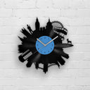 LONDON CITY SKYLINE - vinyl record clock