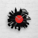 LONDON CITY SKYLINE - vinyl record clock