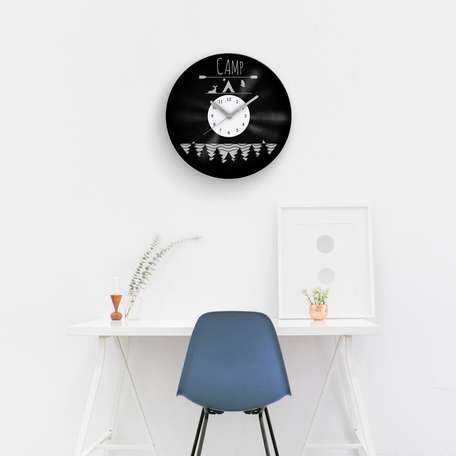 INNOVATIVE CAMPING GIFT - Vinyl Record Clock