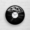 MOUNTAINS ARE CALLING - Vinyl Record Clock