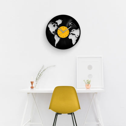 WANDERLUST - Vinyl Record Clock