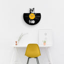 CUTE CAT PORTRAIT - GRUMPY CAT - Vinyl Record Clock