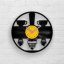 COFFEE and CUPCAKES - Vinyl Record Clock 12"