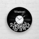 WHATEVER QUOTE - Vinyl Record Wall Clock