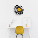 Vinyl Record Wall Clock | LIVE - LOVE - LAUGH