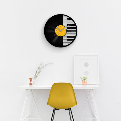 PIANIST - Vinyl Record Clock