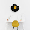 SPORT BIKE SILHOUETTE - Vinyl Record Wall Clock
