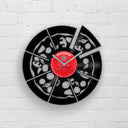 PIZZA LOVER GIFT - Vinyl Record Clock