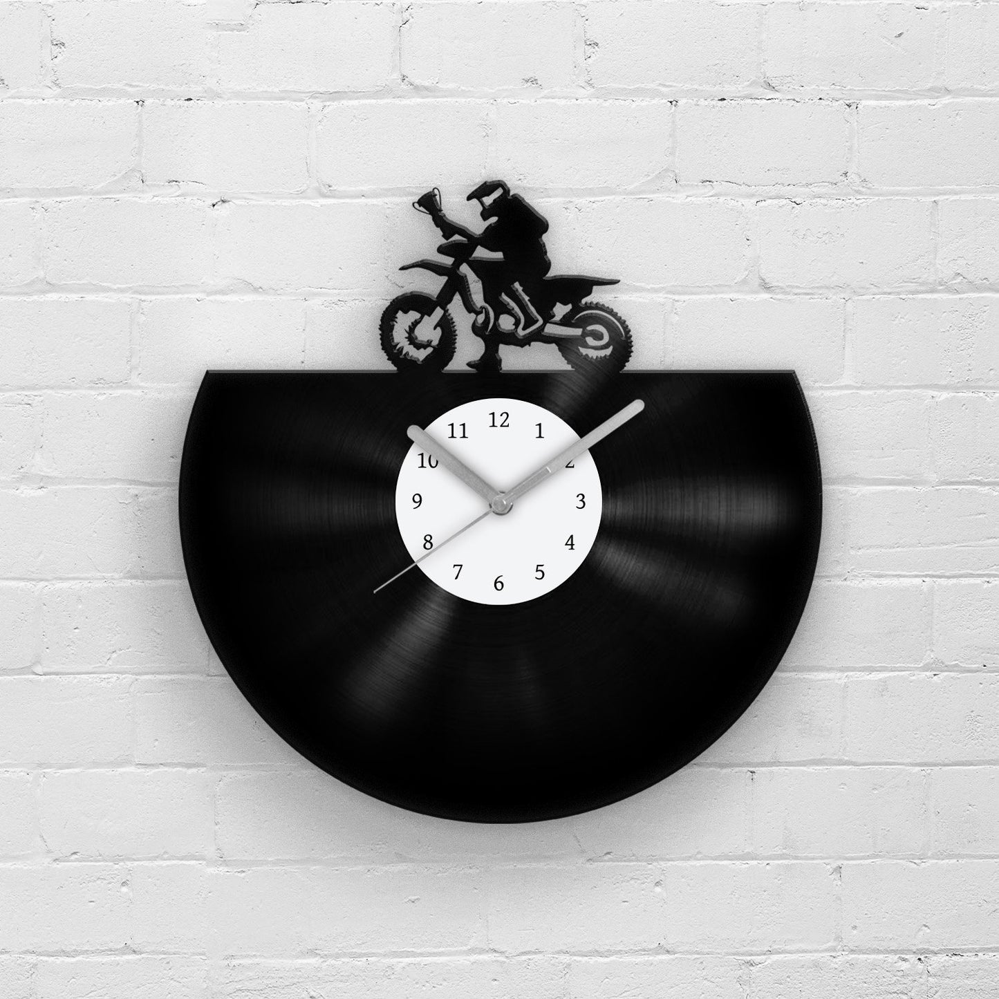 MOTOCROSS RIDER - Vinyl Record Clock