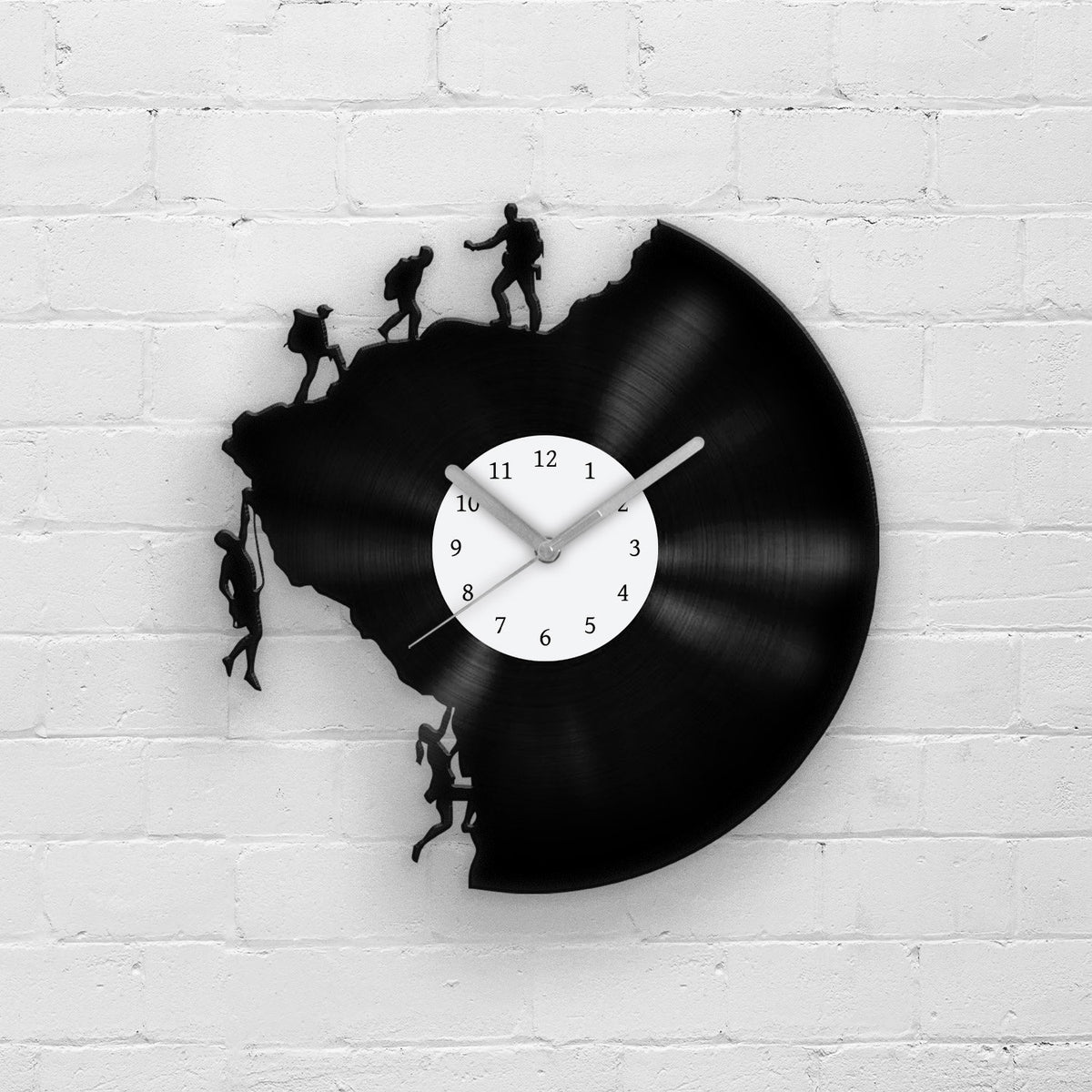 CLIMBING MEN - Vinyl Record Wall Clock