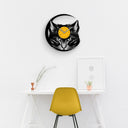 CAT LOVER GIFT - CAT PORTRAIT - Vinyl Record Wall Clock "12