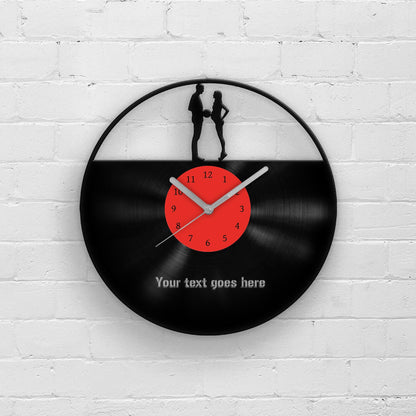 PERSONALIZED VINYL CLOCK for PARENTS