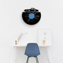 CLASSIC CAR SILHOUETTE - Vinyl Record Wall Clock