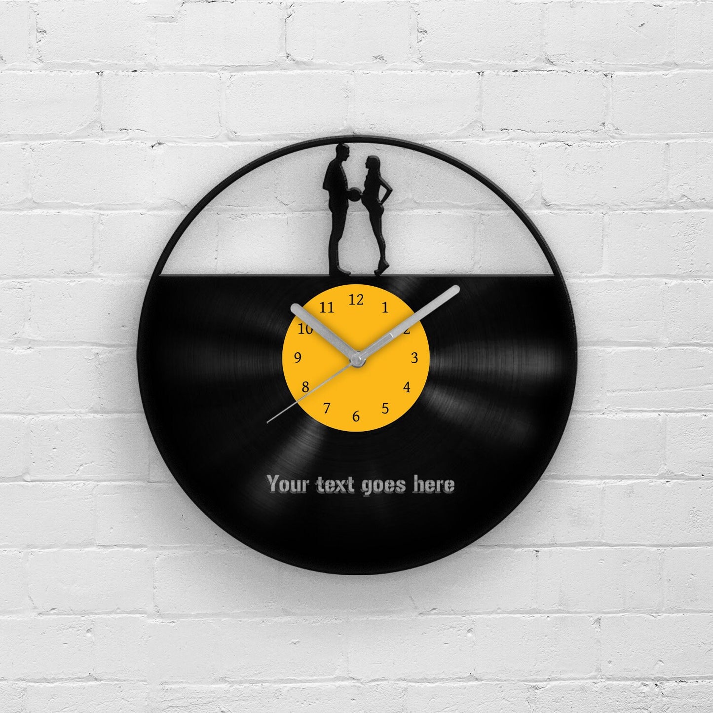 PERSONALIZED VINYL CLOCK for PARENTS