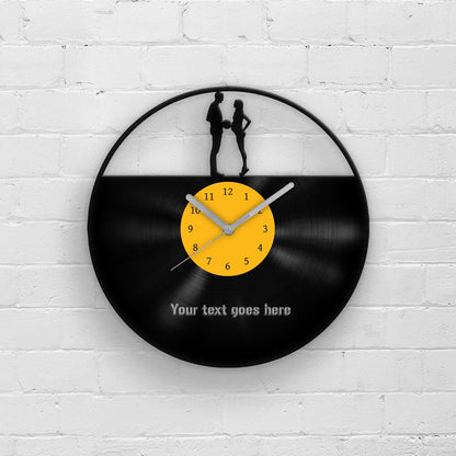 PERSONALIZED VINYL CLOCK for PARENTS