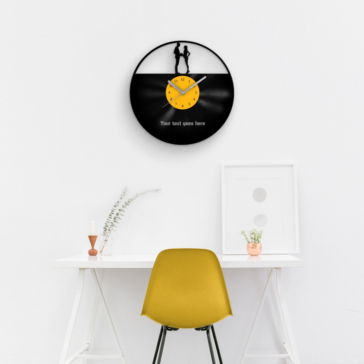 PERSONALIZED VINYL CLOCK for PARENTS