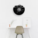 CLASSIC CAR SILHOUETTE - Vinyl Record Wall Clock
