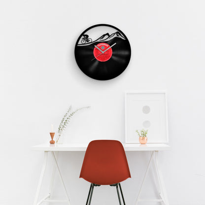 CYCLIST - Vinyl Clock