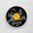 SPACE THEMED Vinyl Record Wall Clock