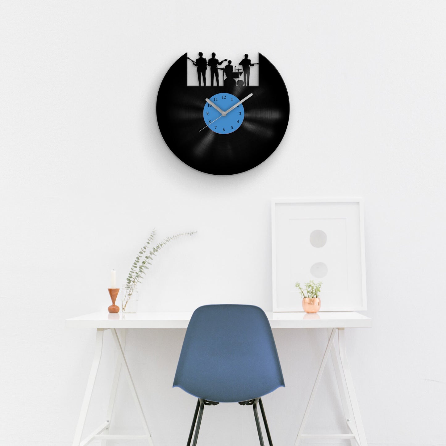 ROCK MUSIC FAN GIFT - Vinyl Record Wall Clock 12''