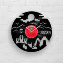 JAPAN SILHOUETTE - Vinyl Record Clock