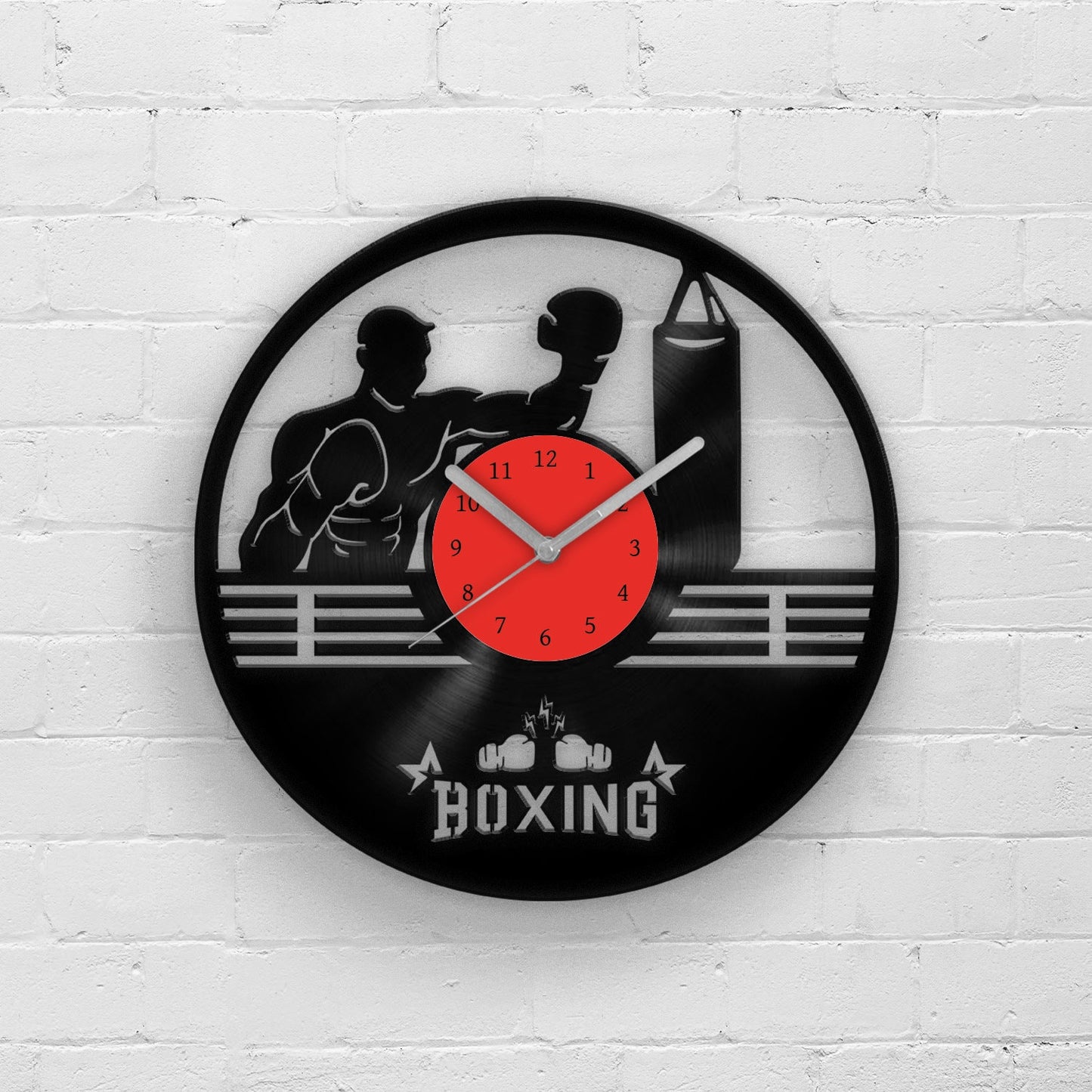 BOXING - Vinyl Record Wall Clock