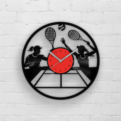 TENNIS PLAYER - Vinyl Record Wall Clock