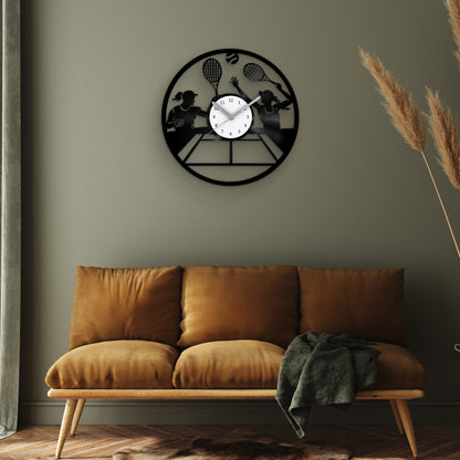 TENNIS PLAYER - Vinyl Record Wall Clock