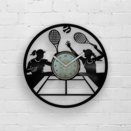 TENNIS PLAYER - Vinyl Record Wall Clock