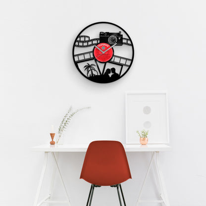 PHOTOGRAPHER - PHOTOGRAPHY ENTHUSIAST - Vinyl Record Clock