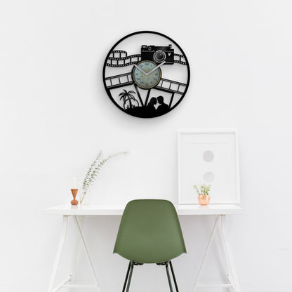 PHOTOGRAPHER - PHOTOGRAPHY ENTHUSIAST - Vinyl Record Clock