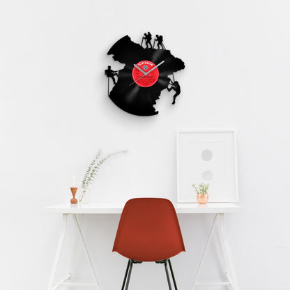 Climbing Men - Vinyl Record Wall Clock 12''