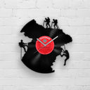 Climbing Men - Vinyl Record Wall Clock 12''