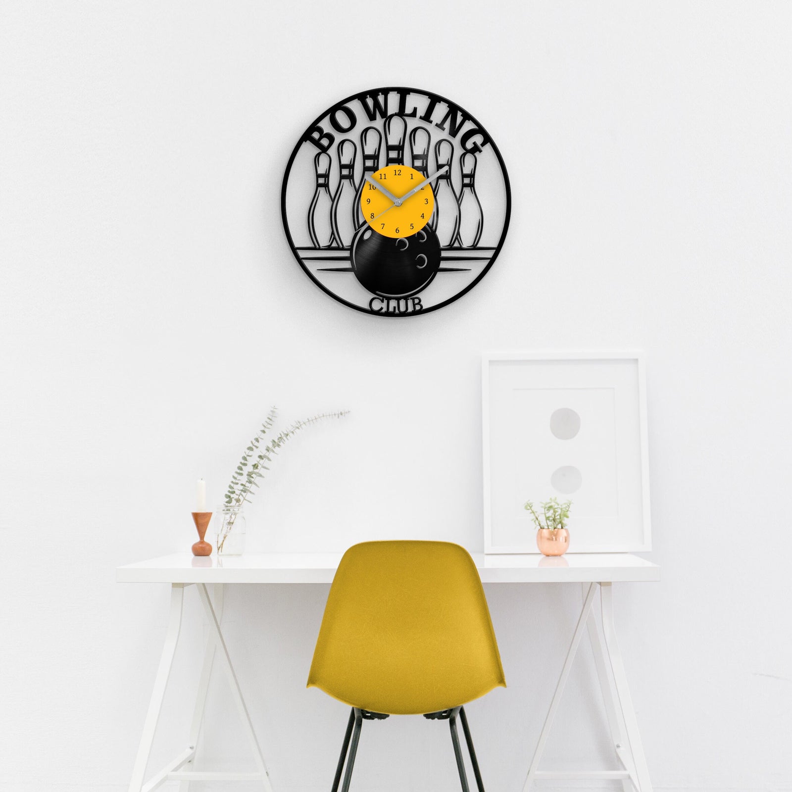 BOWLER GIFT - Vinyl Record Wall Clock